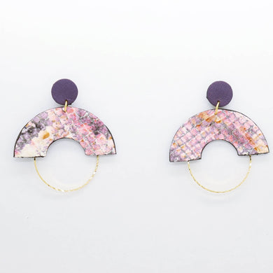 Boucles d'oreilles •GRACIEUSES• roses