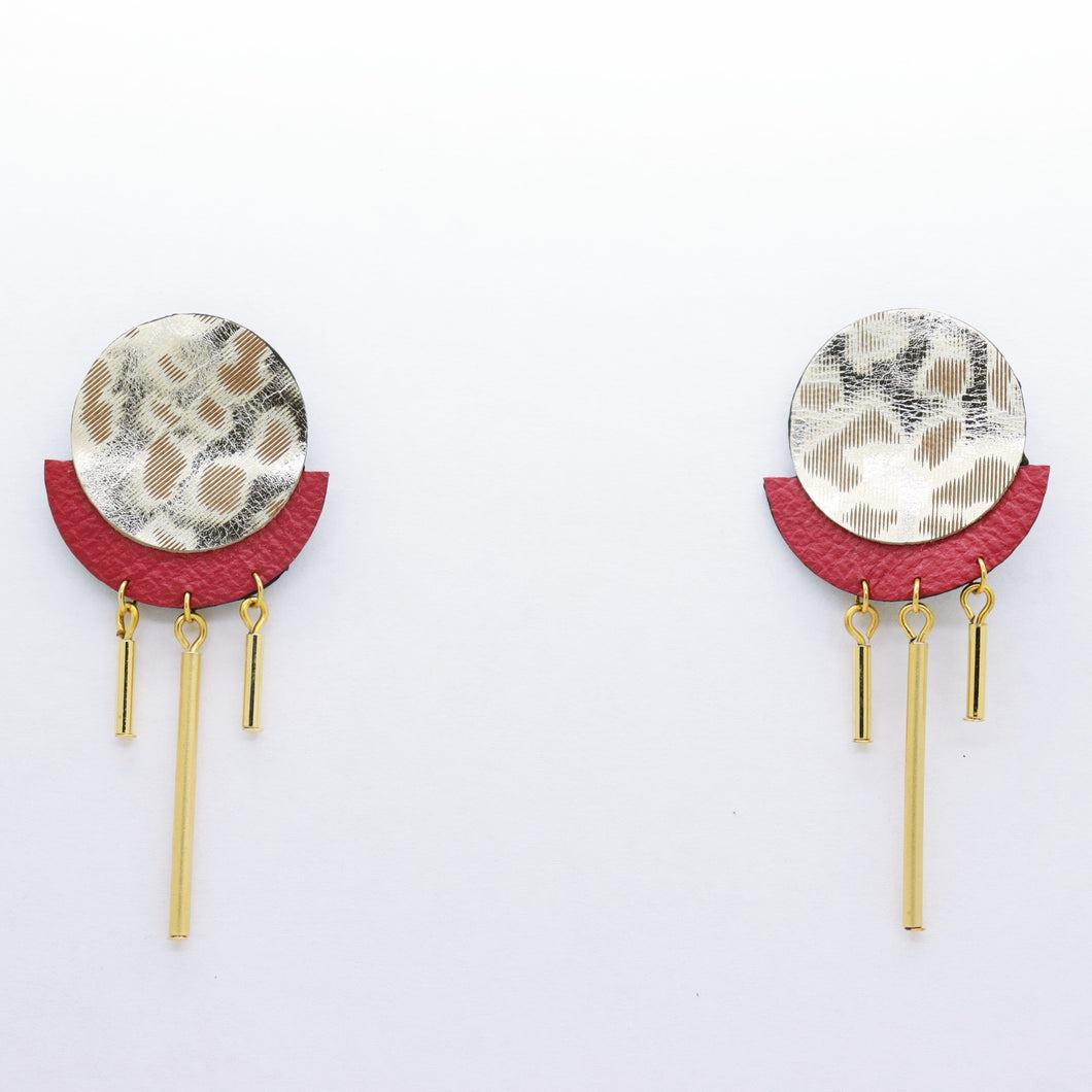 Boucles d'oreilles •RÄ• tachetées