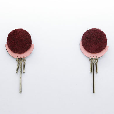 Boucles d'oreilles •RÄ• duveteuses