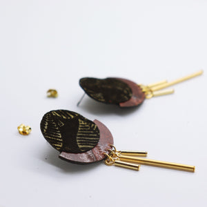 Boucles d'oreilles •RÄ• noires