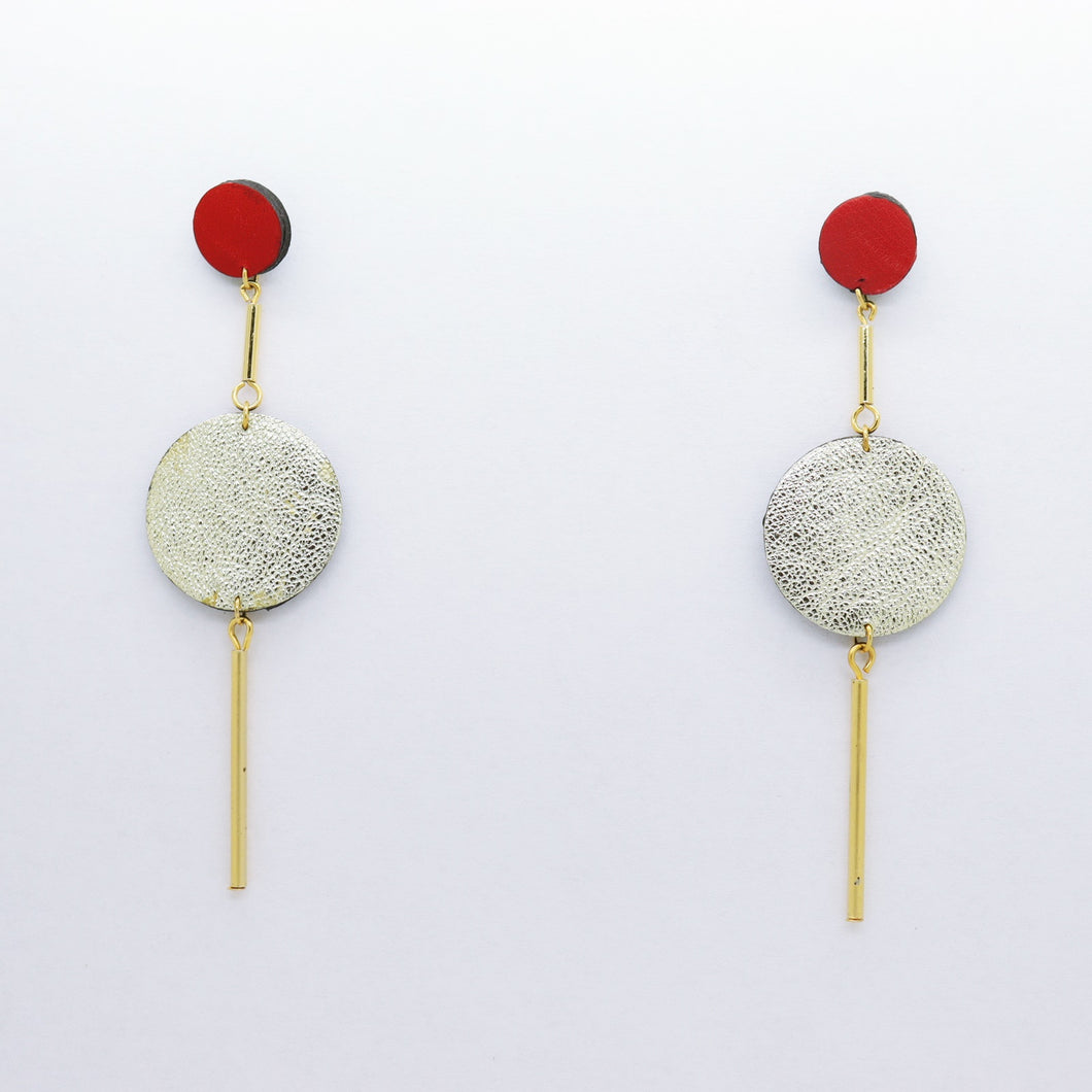 Boucles d'oreilles •RIA• dorées