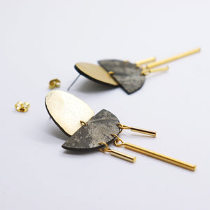 Boucles d'oreilles •SAMARA• dorées