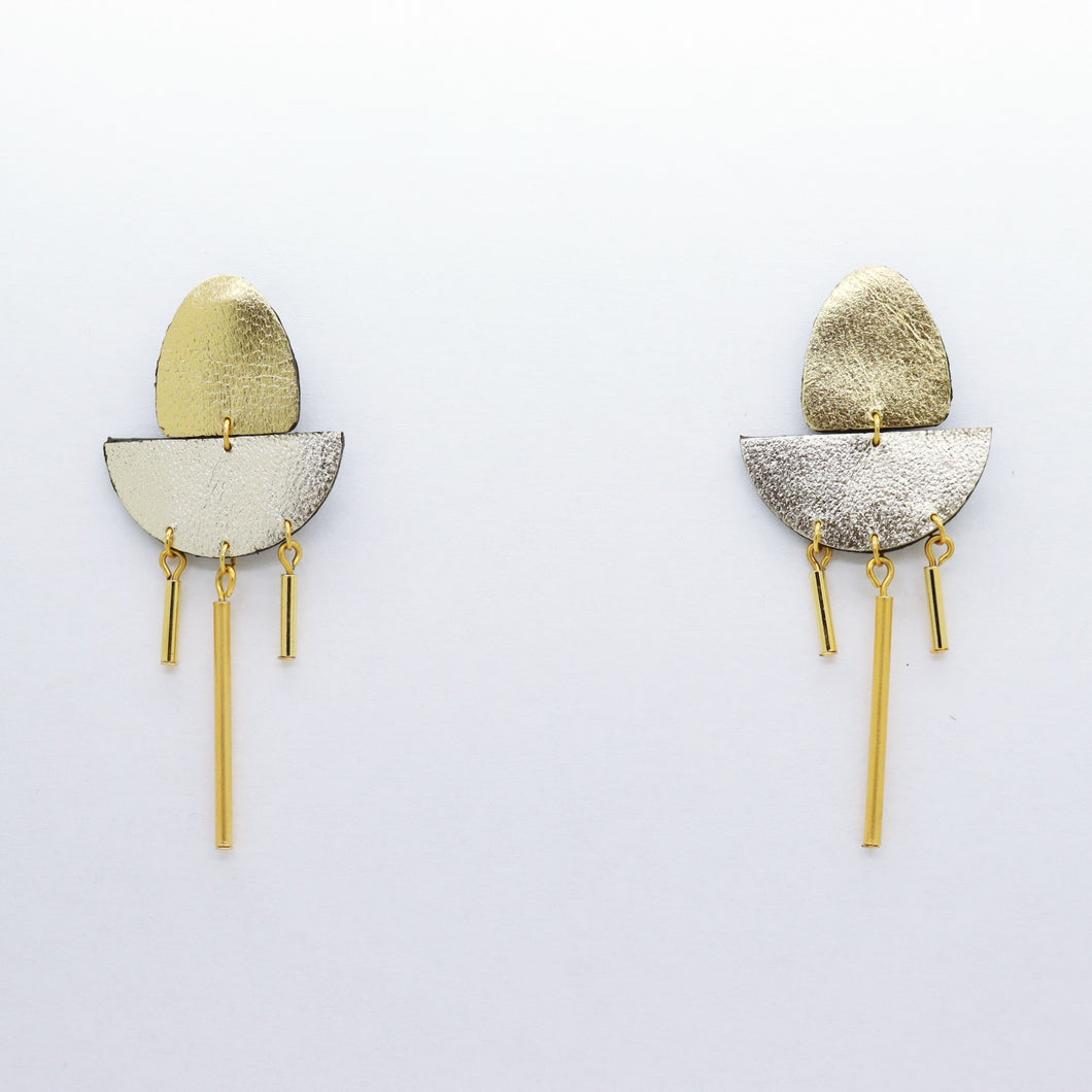 Boucles d'oreilles •SAMARA• dorées