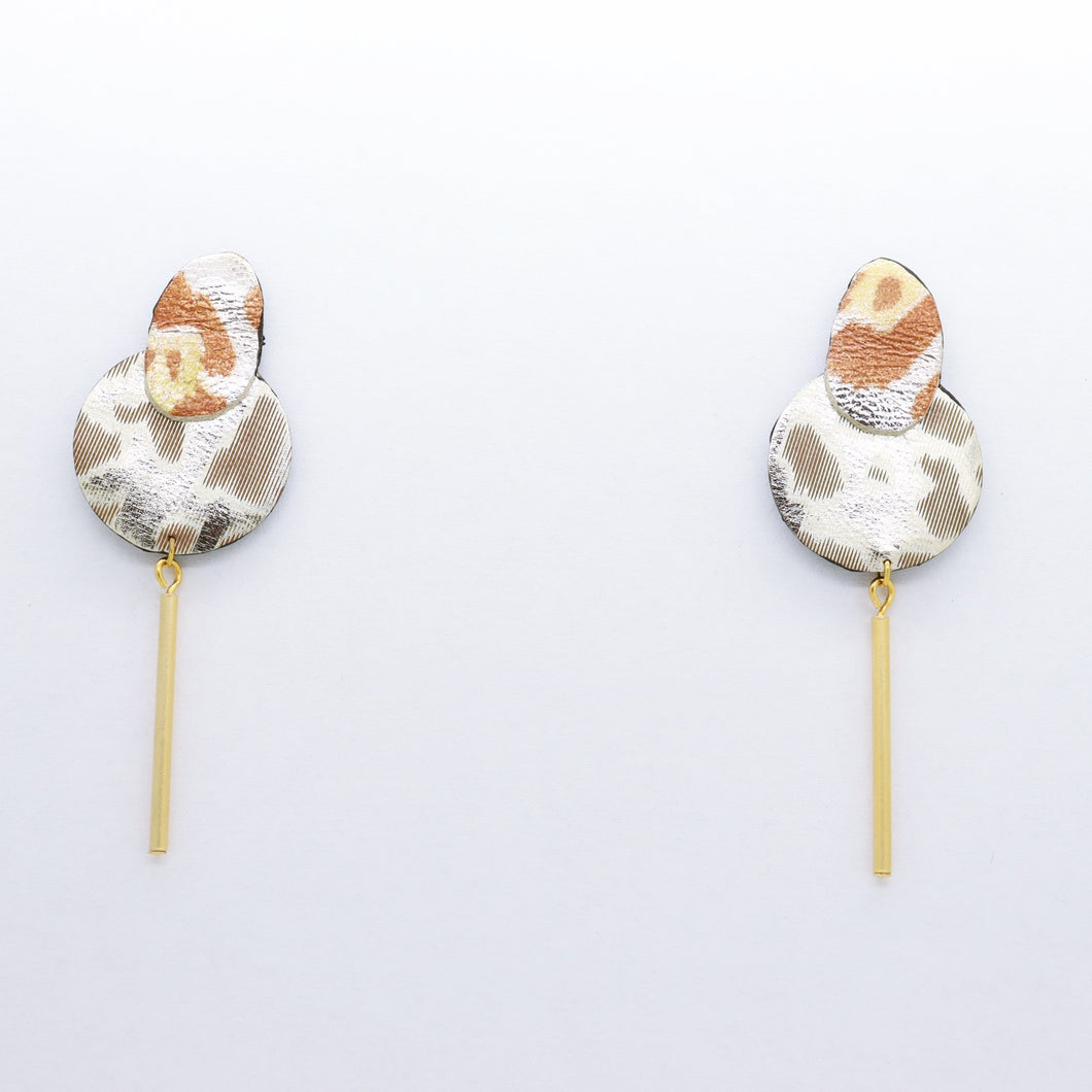 Boucles d'oreilles •SARA• tachetées