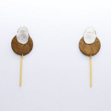 Charger l&#39;image dans la galerie, Boucles d&#39;oreilles •SARA• bronzes
