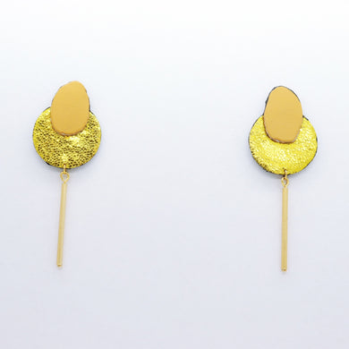 Boucles d'oreilles •SARA• jaunes