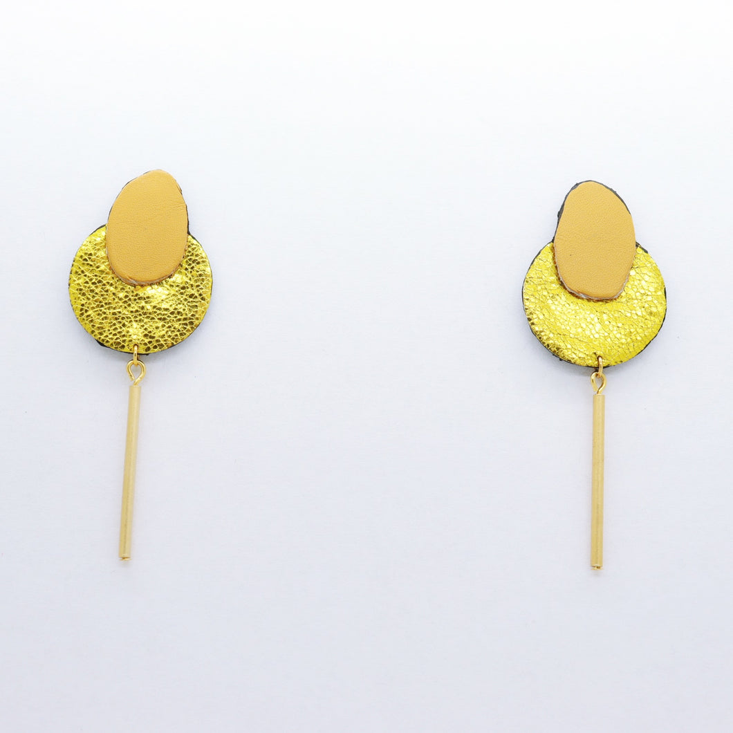 Boucles d'oreilles •SARA• jaunes