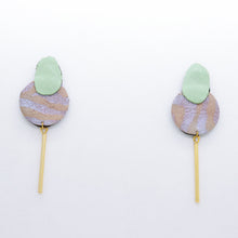 Charger l&#39;image dans la galerie, Boucles d&#39;oreilles •SARA• parmes