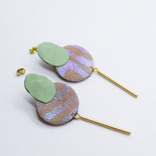 Charger l&#39;image dans la galerie, Boucles d&#39;oreilles •SARA• parmes