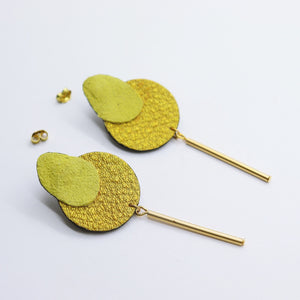 Boucles d'oreilles •SARA• jaunes