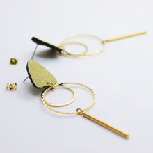 Charger l&#39;image dans la galerie, Boucles d&#39;oreilles •TINA• jaunes