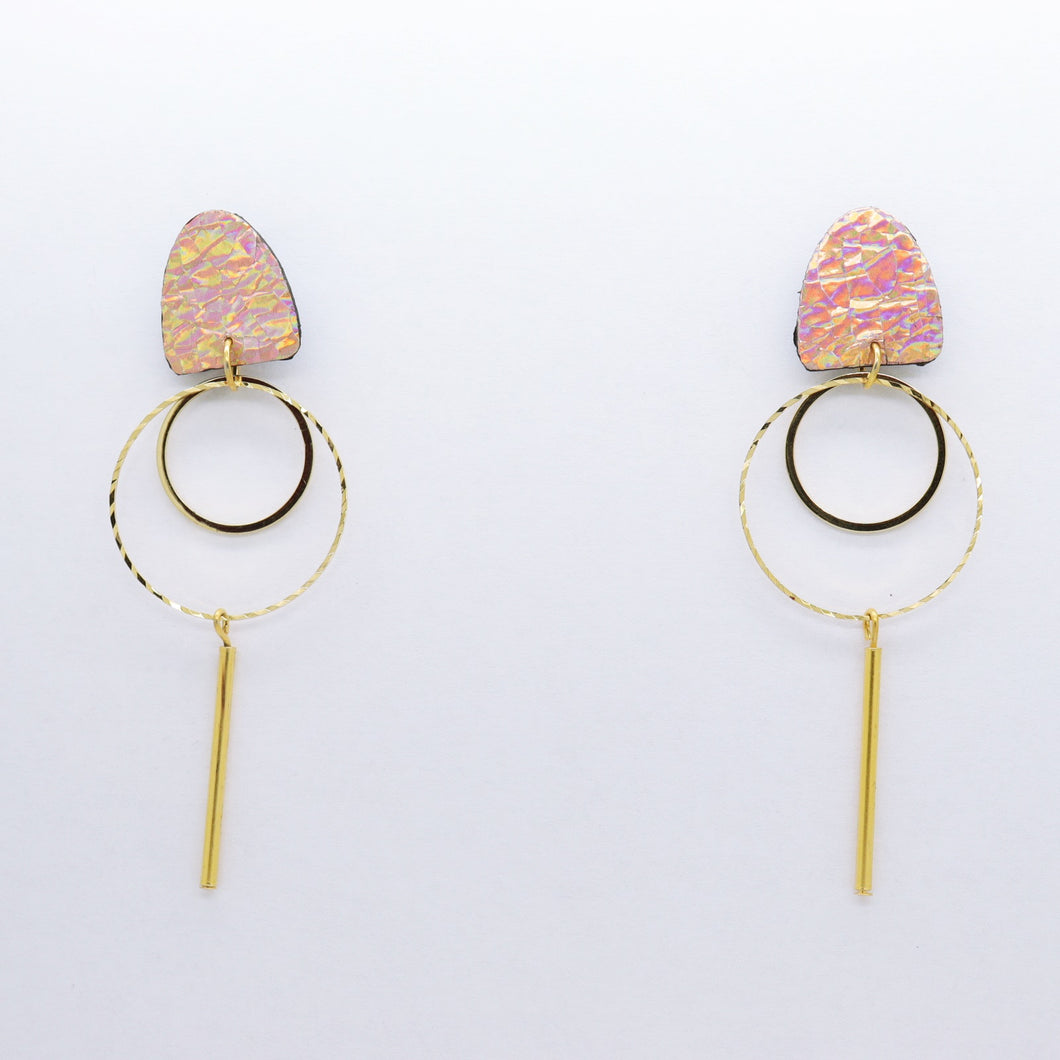 Boucles d'oreilles •TINA• holographiques
