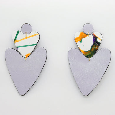 Boucles d'oreilles •BELLÄ• à motifs
