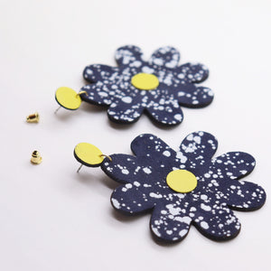 Boucles d'oreilles •SAINTA• tachetées