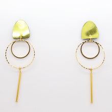 Charger l&#39;image dans la galerie, Boucles d&#39;oreilles •TINA• jaunes