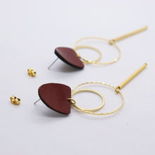 Charger l&#39;image dans la galerie, Boucles d&#39;oreilles •TINA• marrons