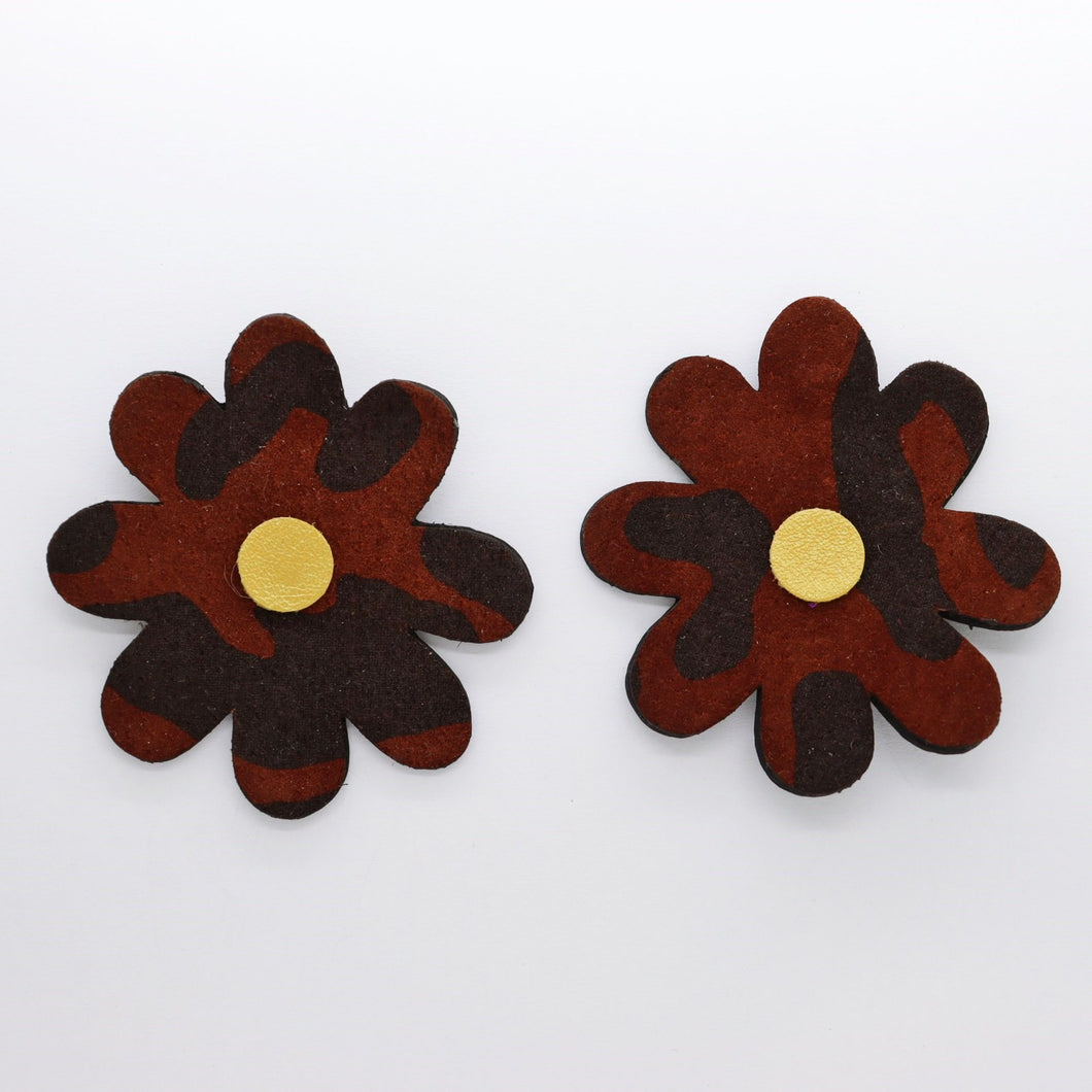 Boucles d'oreilles •DOUA• tachetées
