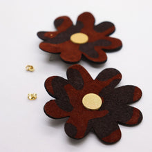 Charger l&#39;image dans la galerie, Boucles d&#39;oreilles •DOUA• tachetées