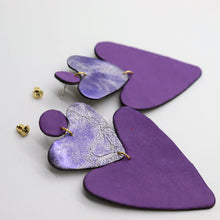 Charger l&#39;image dans la galerie, Boucles d&#39;oreilles •BELLÄ• violettes