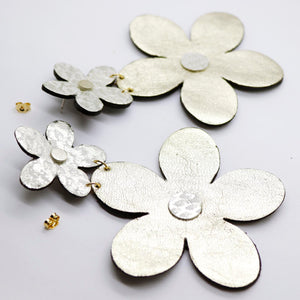 Boucles d'oreilles •FLORBA• dorées