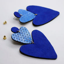 Charger l&#39;image dans la galerie, Boucles d&#39;oreilles •BELLÄ• bleues