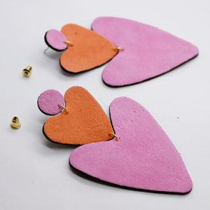 Boucles d'oreilles •BELLÄ• bicolores