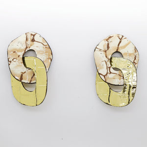 Boucles d'oreilles •DAGDA• dorées