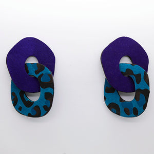 Boucles d'oreilles •DAGDA• tachetées