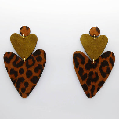 Boucles d'oreilles •BELLÄ• tachetées