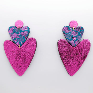 Boucles d'oreilles •BELLÄ• à motifs
