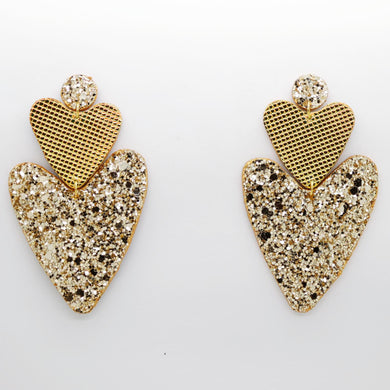 Boucles d'oreilles •BELLÄ• à paillettes
