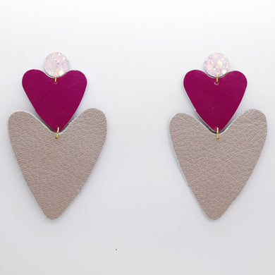 Boucles d'oreilles •BELLÄ• bicolores