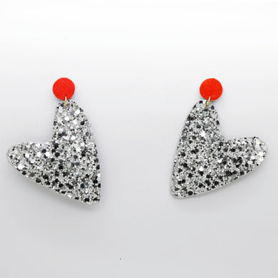 Boucles d'oreilles •AMÕR• à paillettes