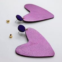 Charger l'image dans la galerie, Boucles d'oreilles •AMÕR• parmes