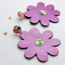 Charger l&#39;image dans la galerie, Boucles d&#39;oreilles •SAINTA• parmes
