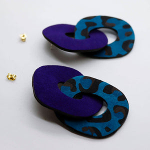 Boucles d'oreilles •DAGDA• tachetées