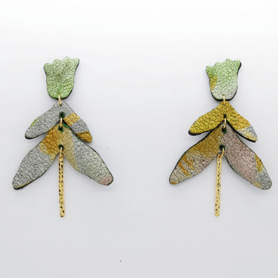 Boucles d'oreilles •FULIA• aquarelle