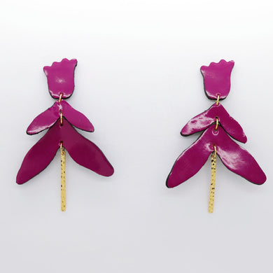 Boucles d'oreilles •FULIA• violines