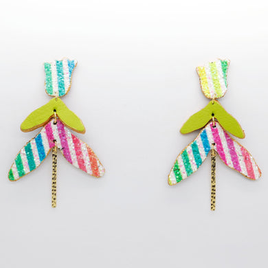 Boucles d'oreilles •FULIA• a paillettes