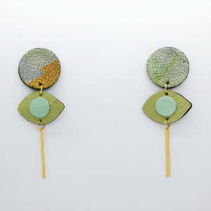 Boucles d'oreilles •POTENCO• aquarelle