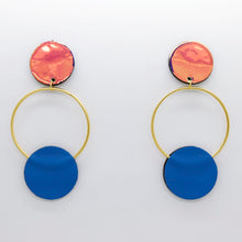 Charger l&#39;image dans la galerie, Boucles d&#39;oreilles •RONA• bicolores