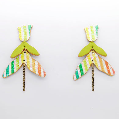 Boucles d'oreilles •FULIA• à paillettes