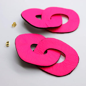 Boucles d'oreilles •DAGDA• fluo