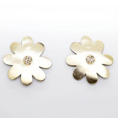 Boucles d'oreilles •DOUA• dorées