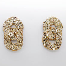 Charger l&#39;image dans la galerie, Boucles d&#39;oreilles •DAGDA• à paillettes