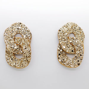 Boucles d'oreilles •DAGDA• à paillettes