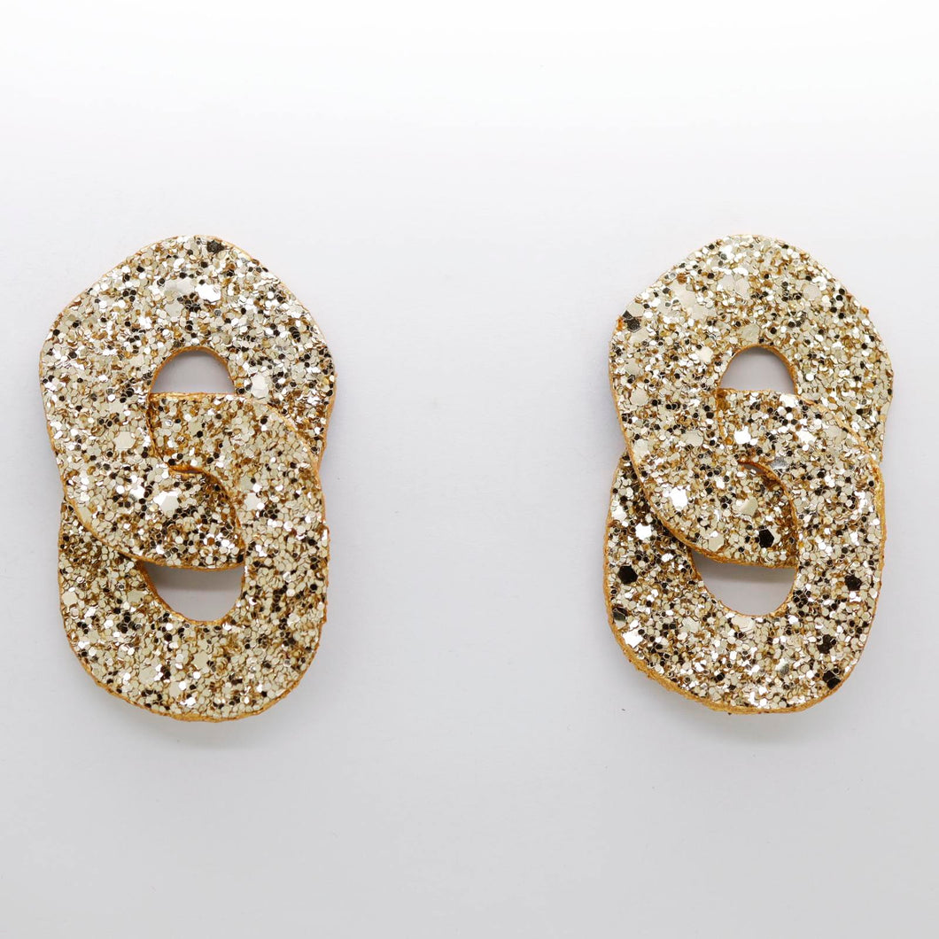 Boucles d'oreilles •DAGDA• à paillettes