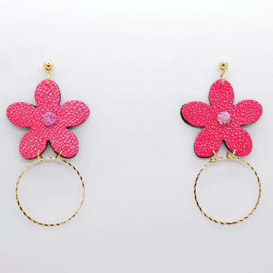 Boucles d'oreilles •MILA• roses