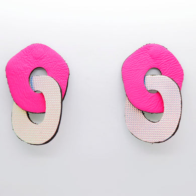 Boucles d'oreilles •DAGDA• bicolores