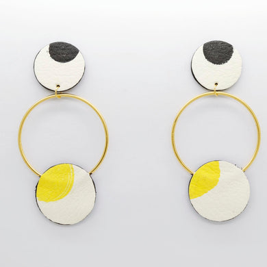 Boucles d'oreilles •RONA• tachetées
